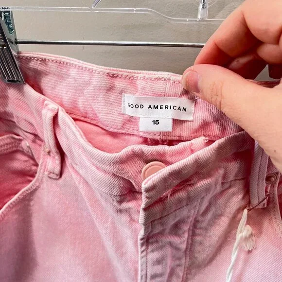 Good American Pink Women Jeans - Picture 2 of 6